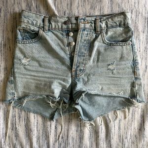 Revice Denim Light Wash Shorts